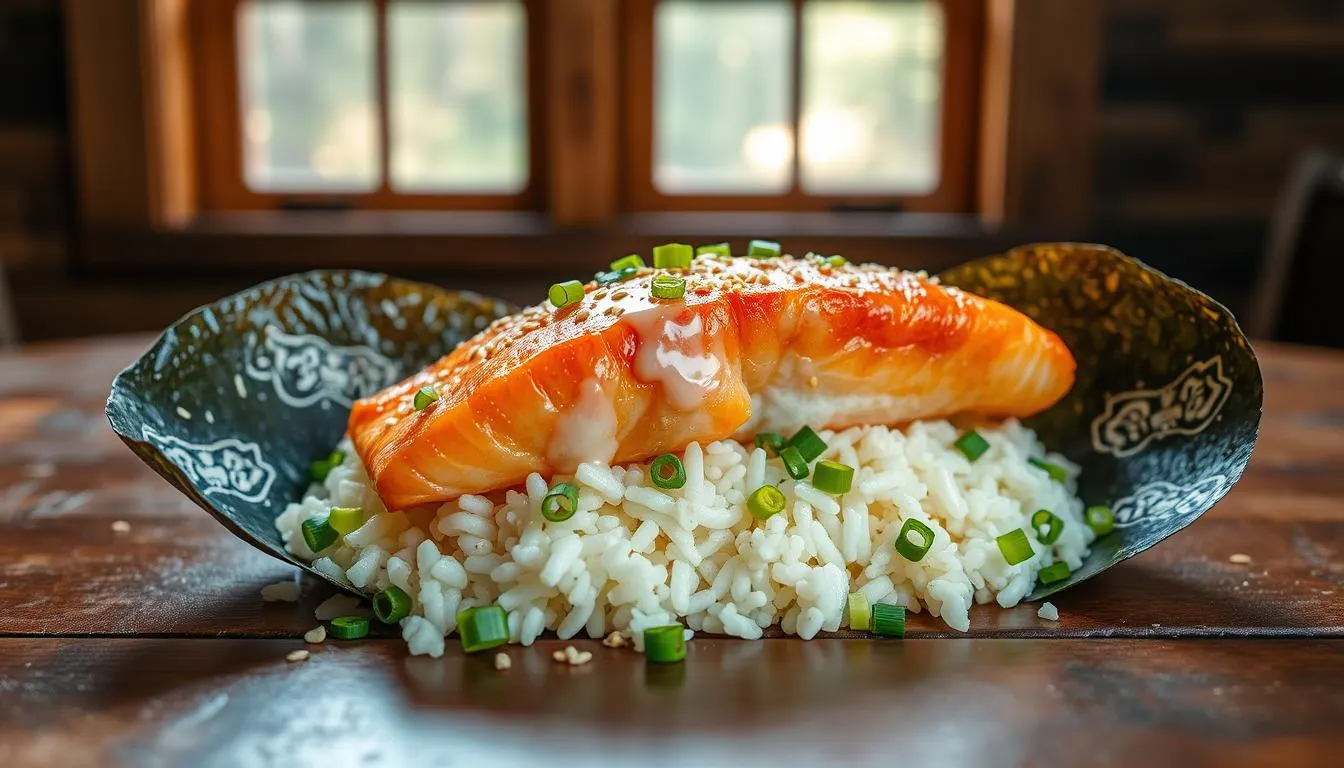 salmon sushi bake recipe
