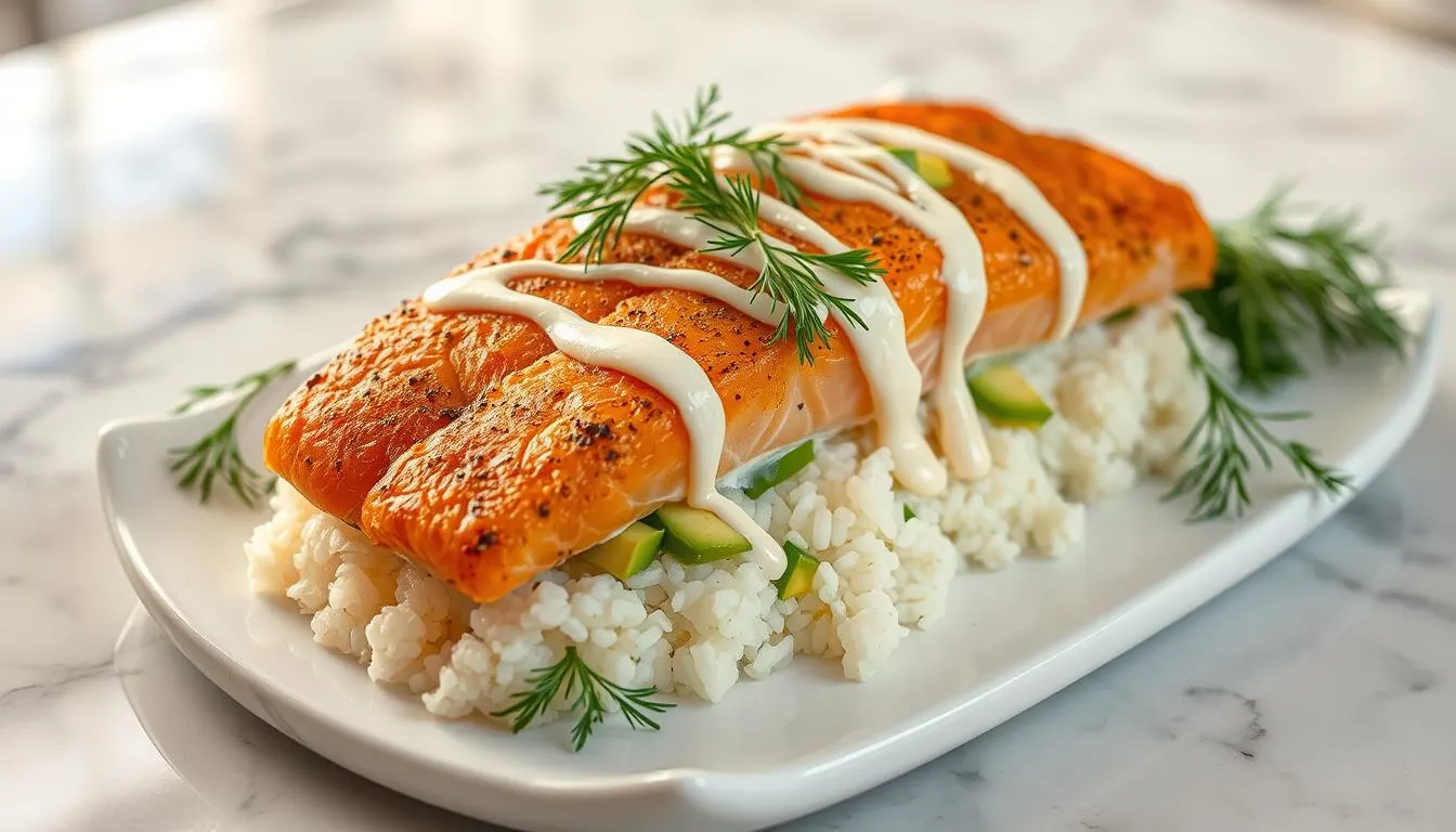 sushi bake recipe salmon