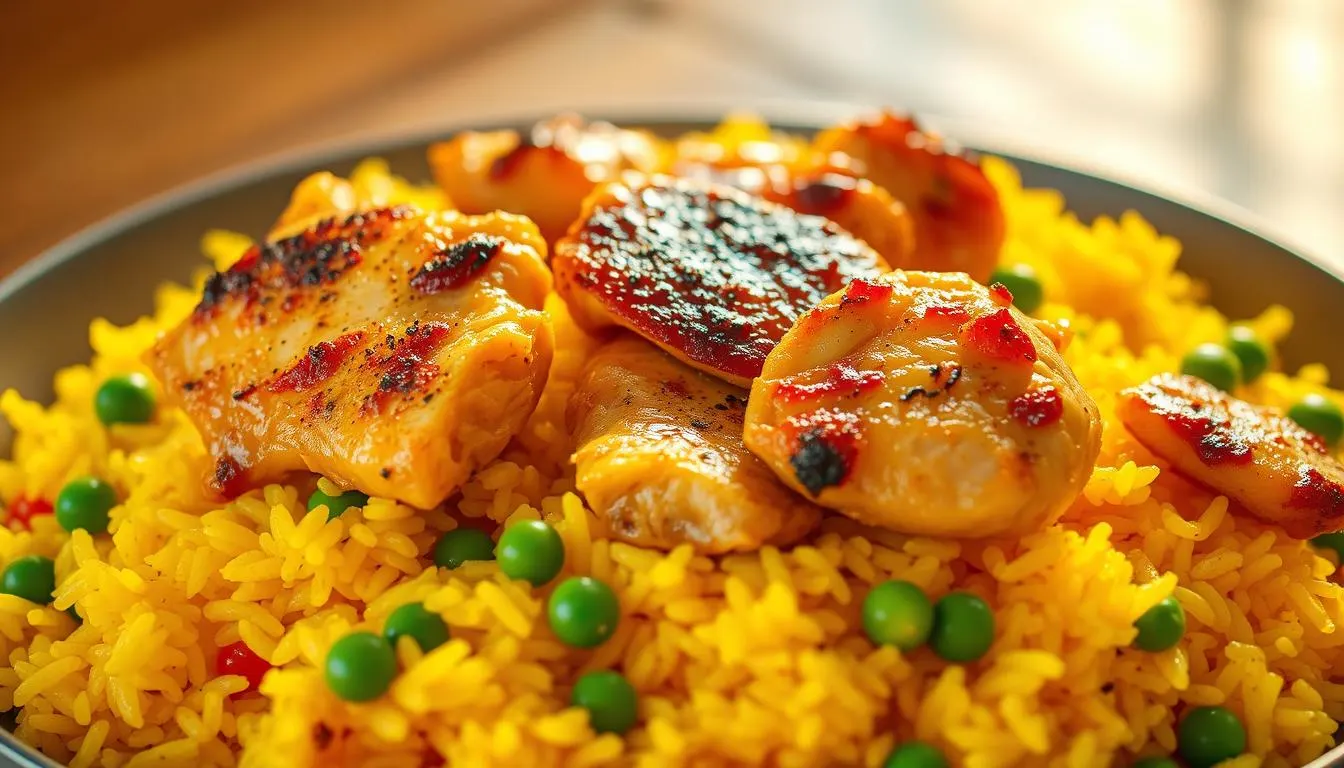 chicken and yellow rice recipe