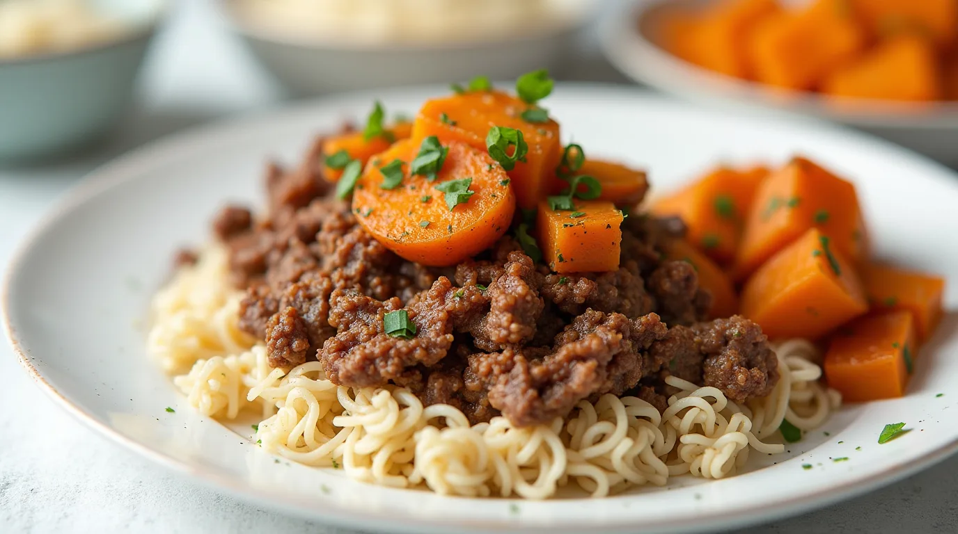 Recipes with Ground Beef and Sweet Potatoess