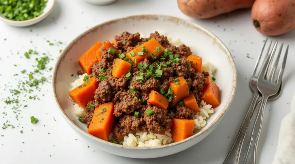 Recipes with Ground Beef and Sweet Potatoess