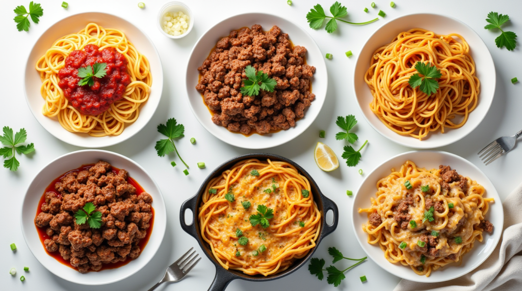 ground beef and noodle recipes