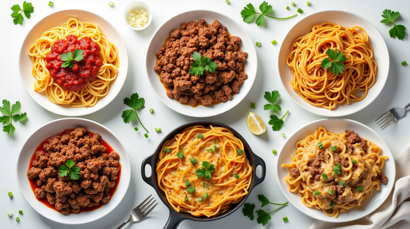 ground beef and noodle recipes