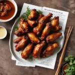 Adobo Chicken Wings Filipino: An Authentic Recipe from Scarlett’s Kitchen 12 Printable recipe card for adobo chicken wings Filipino