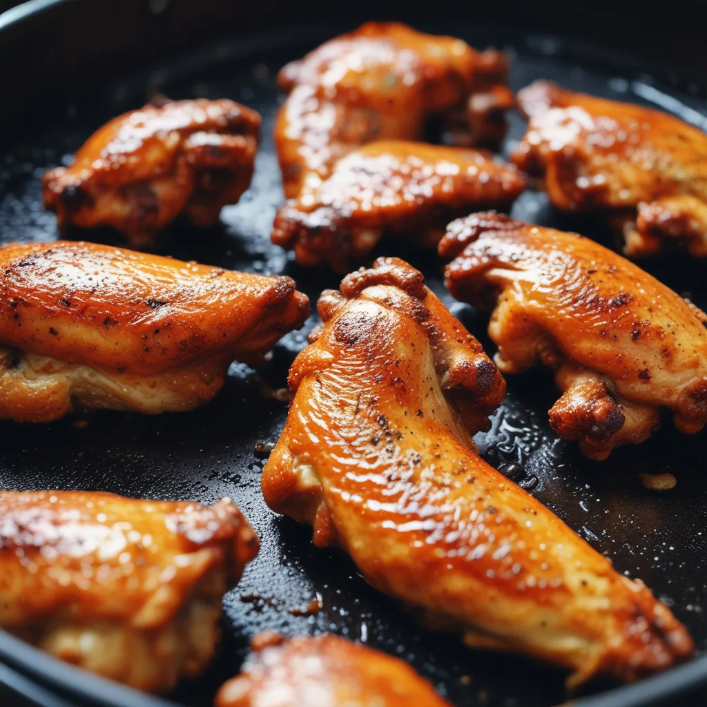 Adobo Chicken Wings Filipino: An Authentic Recipe from Scarlett’s Kitchen 10 Searing chicken wings for adobo Filipino