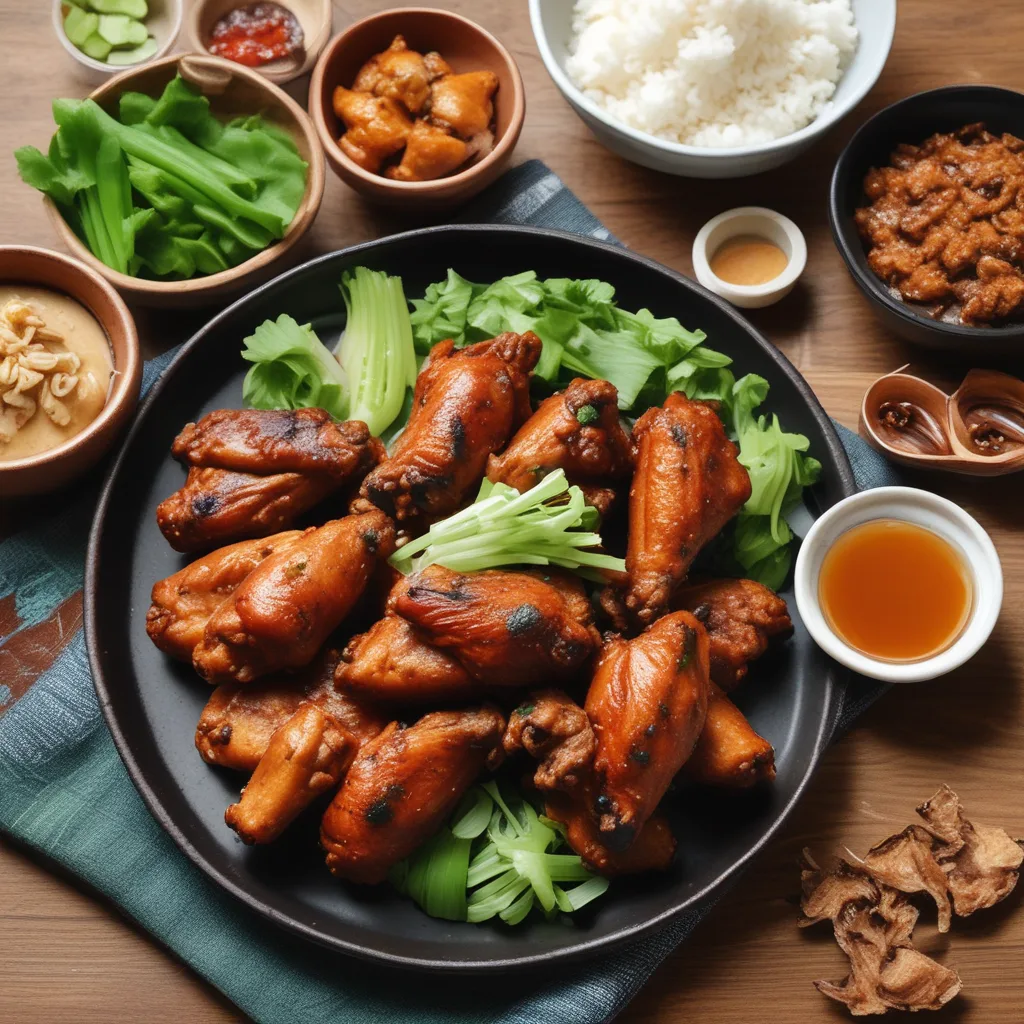 Adobo Chicken Wings Filipino: An Authentic Recipe from Scarlett’s Kitchen 11 Serving Filipino adobo chicken wings family style