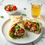 Giant Tortilla Wraps: The Bigger, Better Way to Wrap It All Up 7 Finished tortilla wrap meal